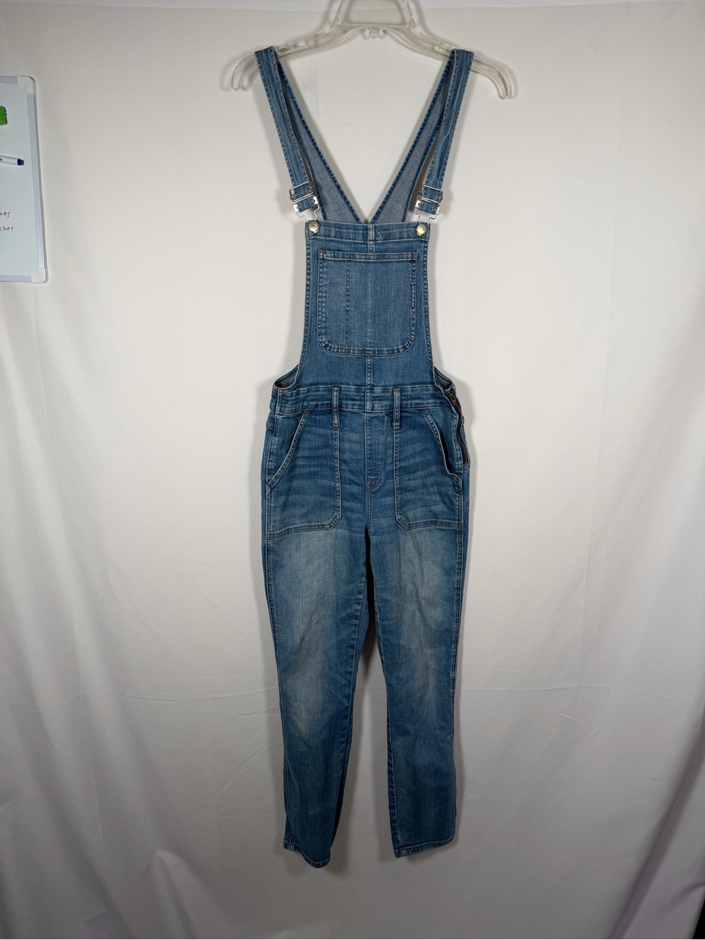 Madewell Blue Denim Overalls Jumpsuit - Garden